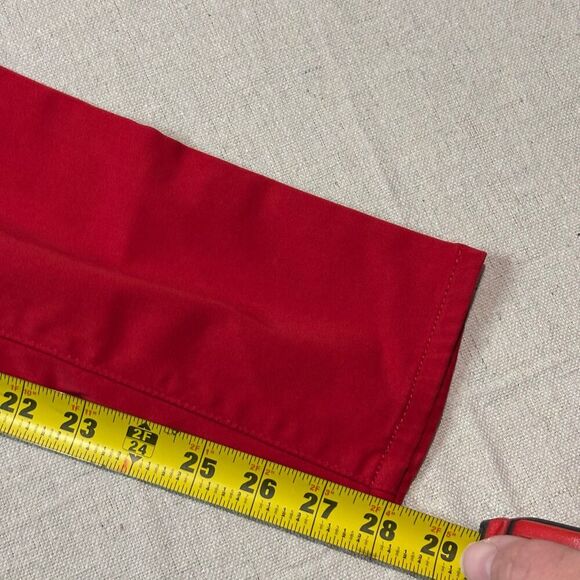 AG Adriano Goldschmied Jeans Womens 28 Red The Abbey Ankle Mid Rise Super Skinny - Picture 6 of 7